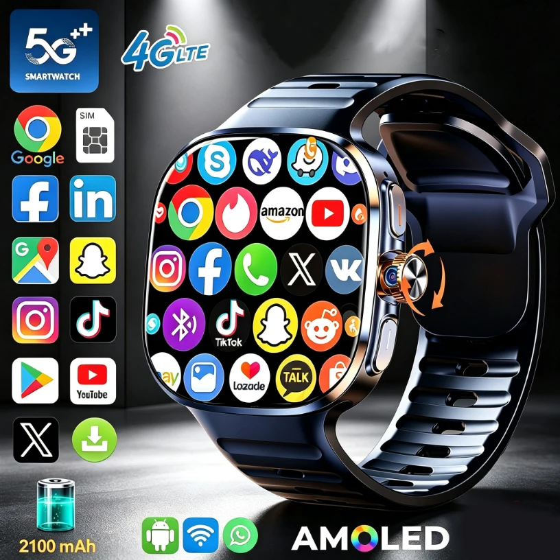 2026 New M99 5G Smartwatch 2.4