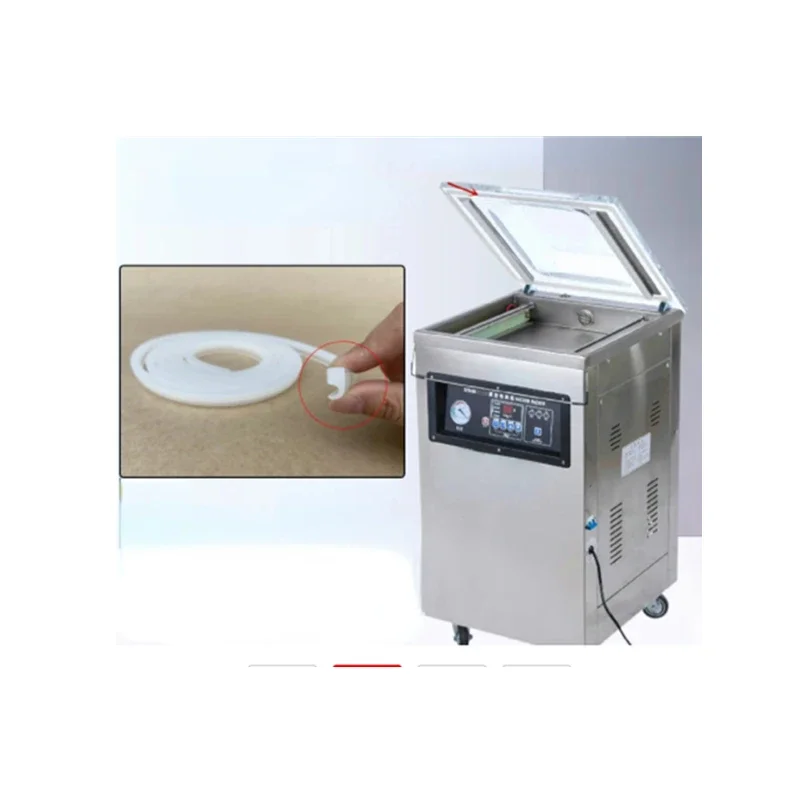 DZ260 400 500 600 Vacuum Packaging Machine Silicone Strip Single Chamber Sealer Upper Cover Silicone Sealing Stripe Sealing Ring