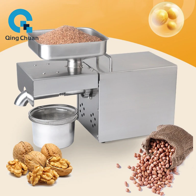 

Oil Press Machine LTP200 3-5Kg Per Hours Home Peanut Seeds Cold Squeezer 110V 220V Sesame Sunflower Expeller Soybean Extractor