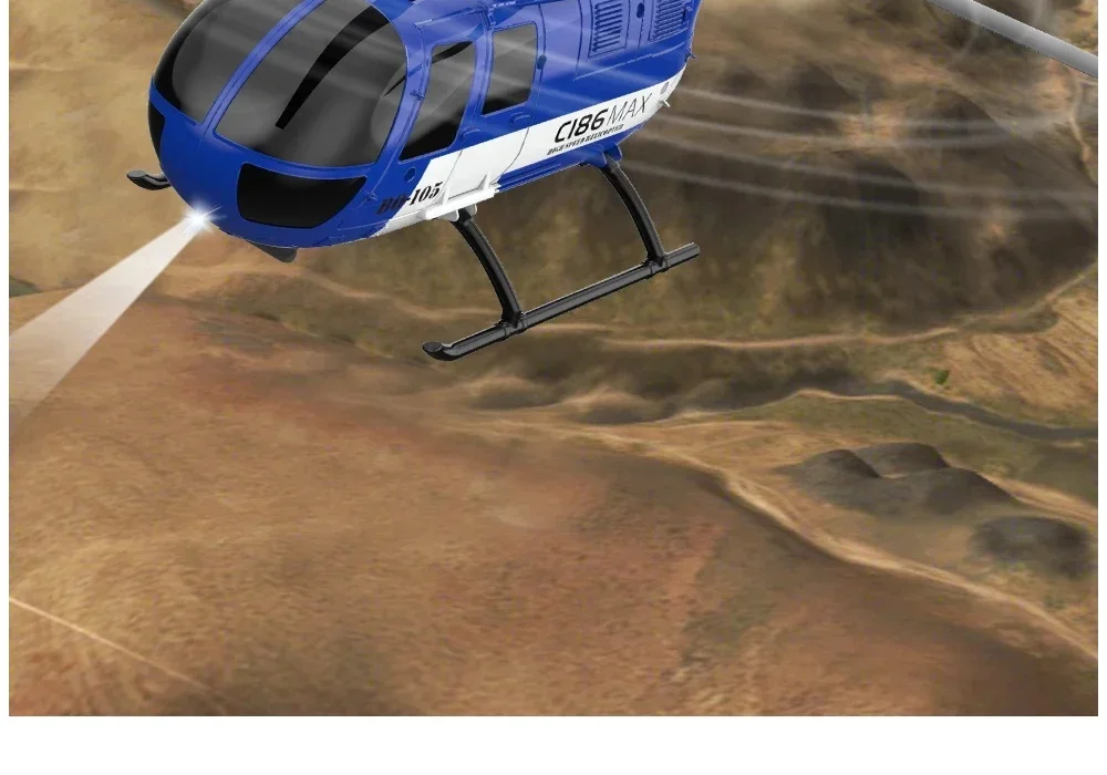 Optical Flow Positioning 4CH RC Helicopter 6-axis Gyroscope One-key Take-off/landing 6G Mode Aircraft with Gyro Stabilized Toy
