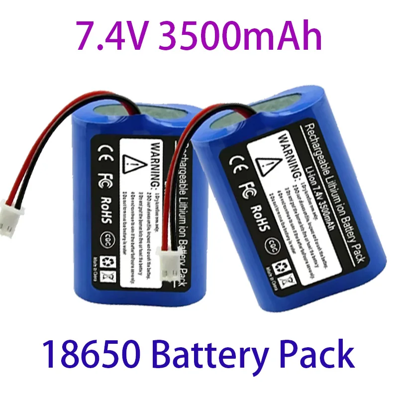 100% New  Rechargeable Lithium Battery Amplifier, 7.4 V  3500 MAH,  Power Supply  Toy Accessories, Reinforced Concrete, 2s1p,