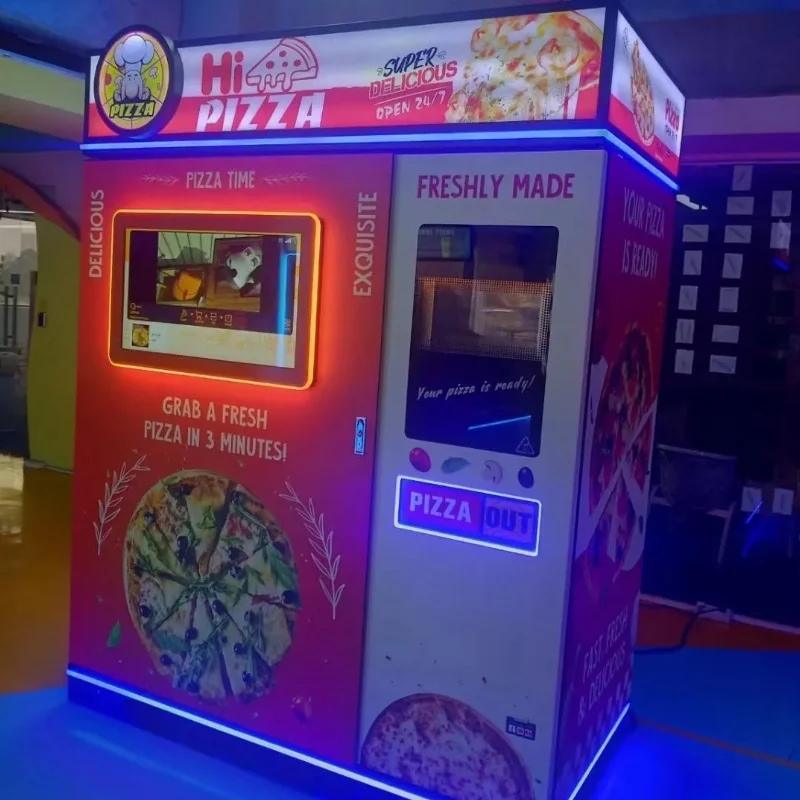 Best Selling Smart Self-service Pizza Vending Machine with Touchscreen and SDK Function for Sale