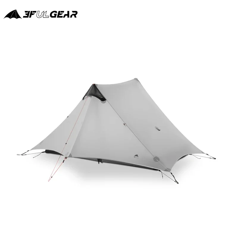 Lanshan 2 2 Person 230cm Outdoor Camping Tent Ultralight Camping 3/4 Season 15D Silnylon Rodless Tent Crank set bike Trisuit