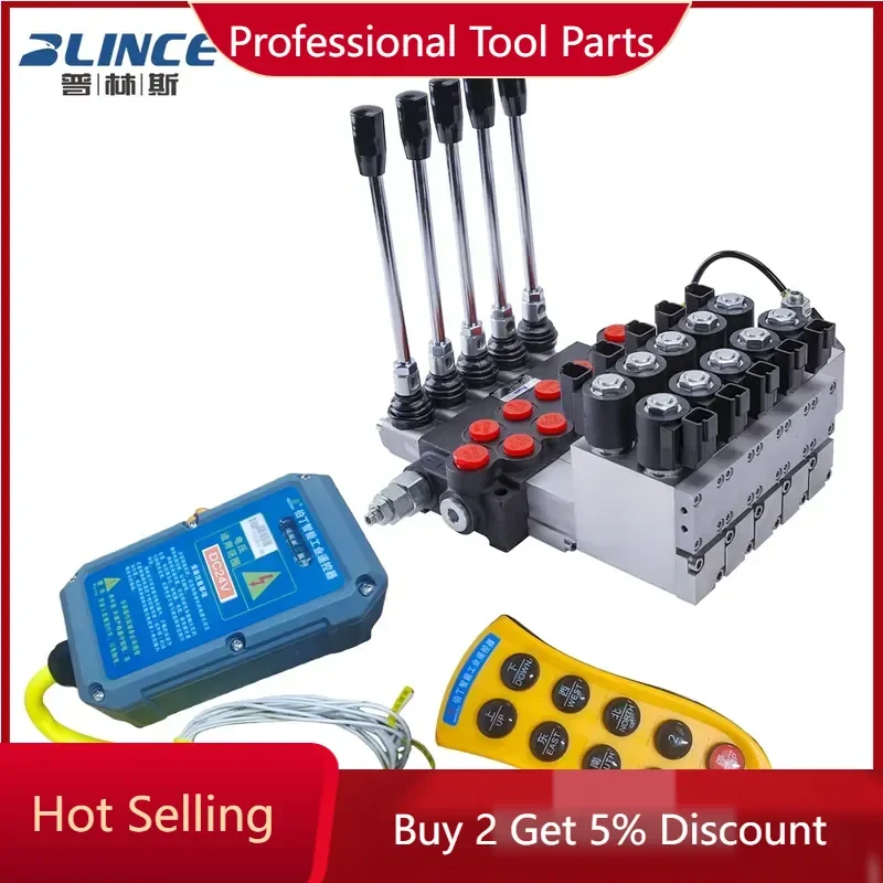 Designed for heavy-duty crane operators and hydraulic system integrators, this electric remote control valve delivers precise