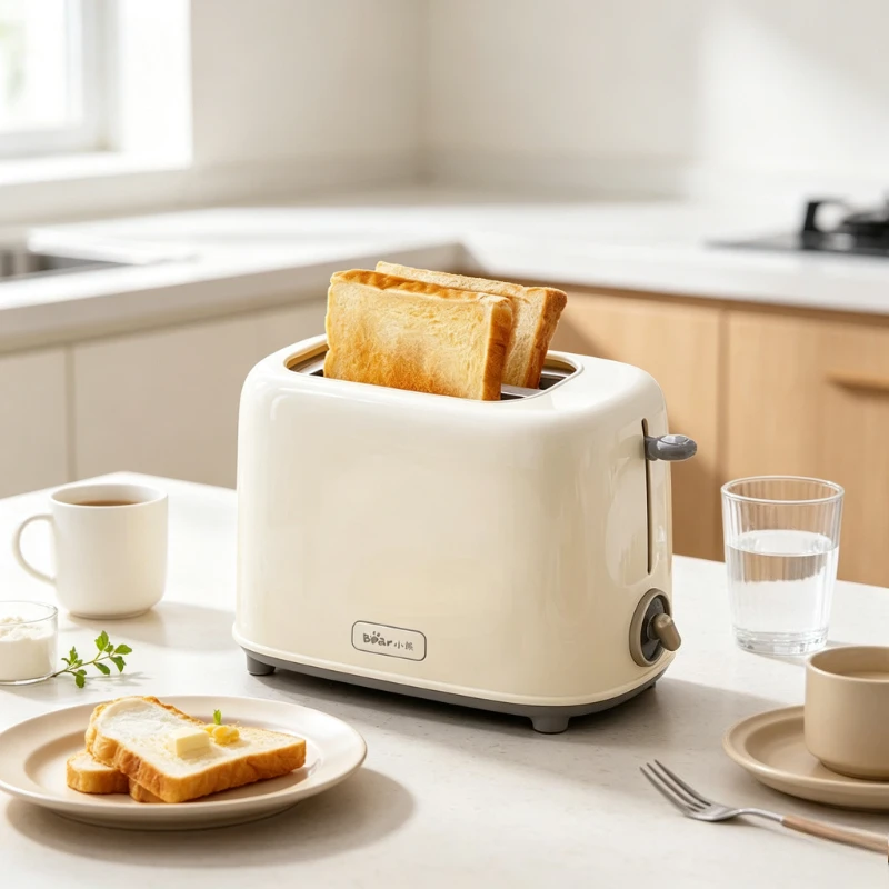 2 Slice Toaster with Warming Rack 6 Browning Levels Wide Slot Bread Toaster for Home Kitchen Breakfast Daily Family Use 토스터