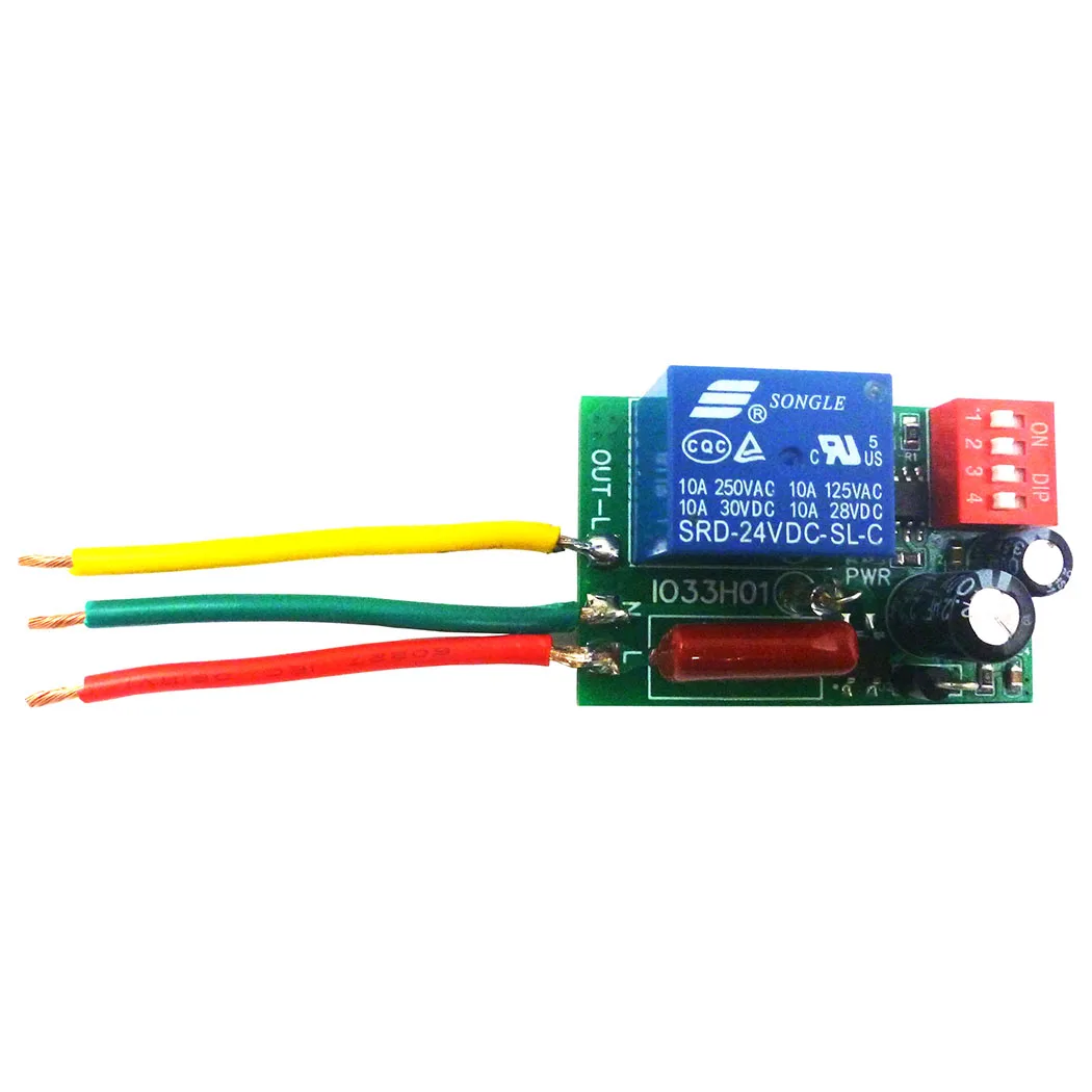 IO33H01 AC110V 220V Power-ON Delay Relay Switch Module Disconnect Delay Controller 180Min Timer Adjustable 7A Voltage Output Max