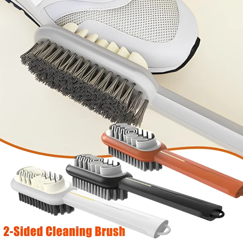 Double-Sided Cleaning Brush Rubber Eraser Set Fit For Suede Nubuck Shoe Stain Dust Shoes Brush Steel Plastic Rubber Boot Cleaner