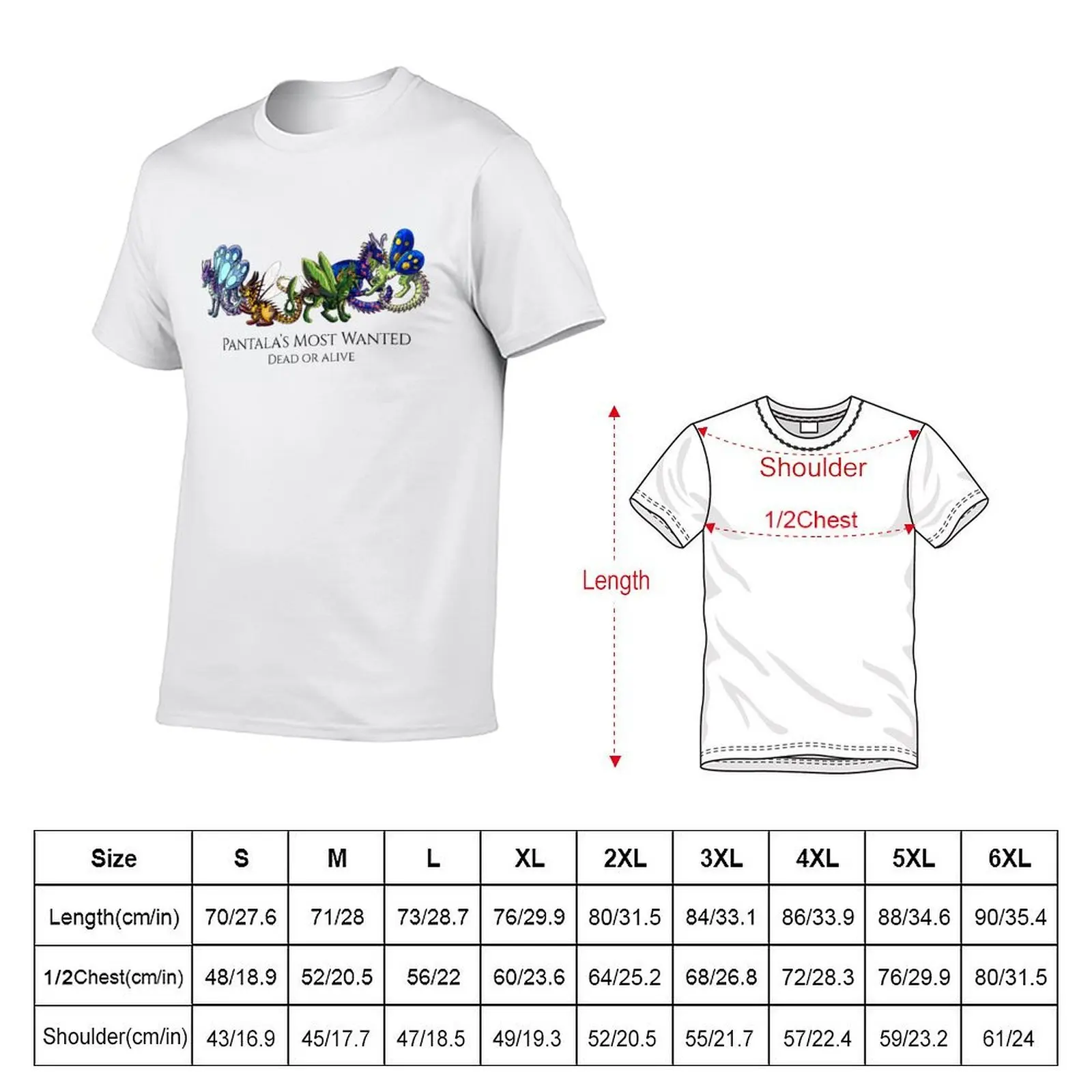 Pantala's Most Wanted T-Shirt funny t shirts man man t shirts cotton T-Shirt