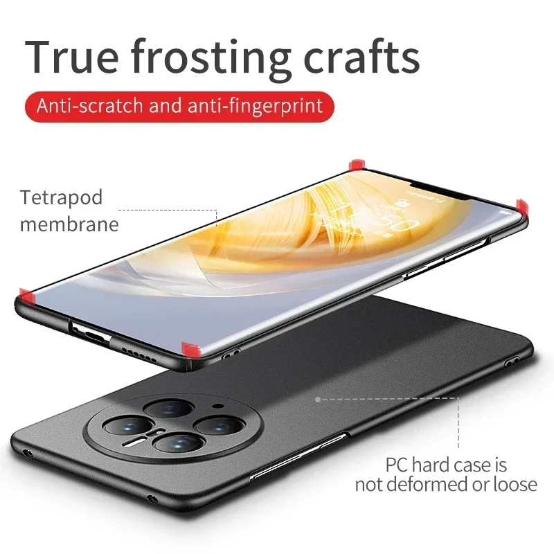 For Huawei Mate 50 Pro Hard PC Shockproof Cover Lightweight Ultra Slim Matte Case For HUAWEI Mate50 Mate 40 50 60 Pro Covers