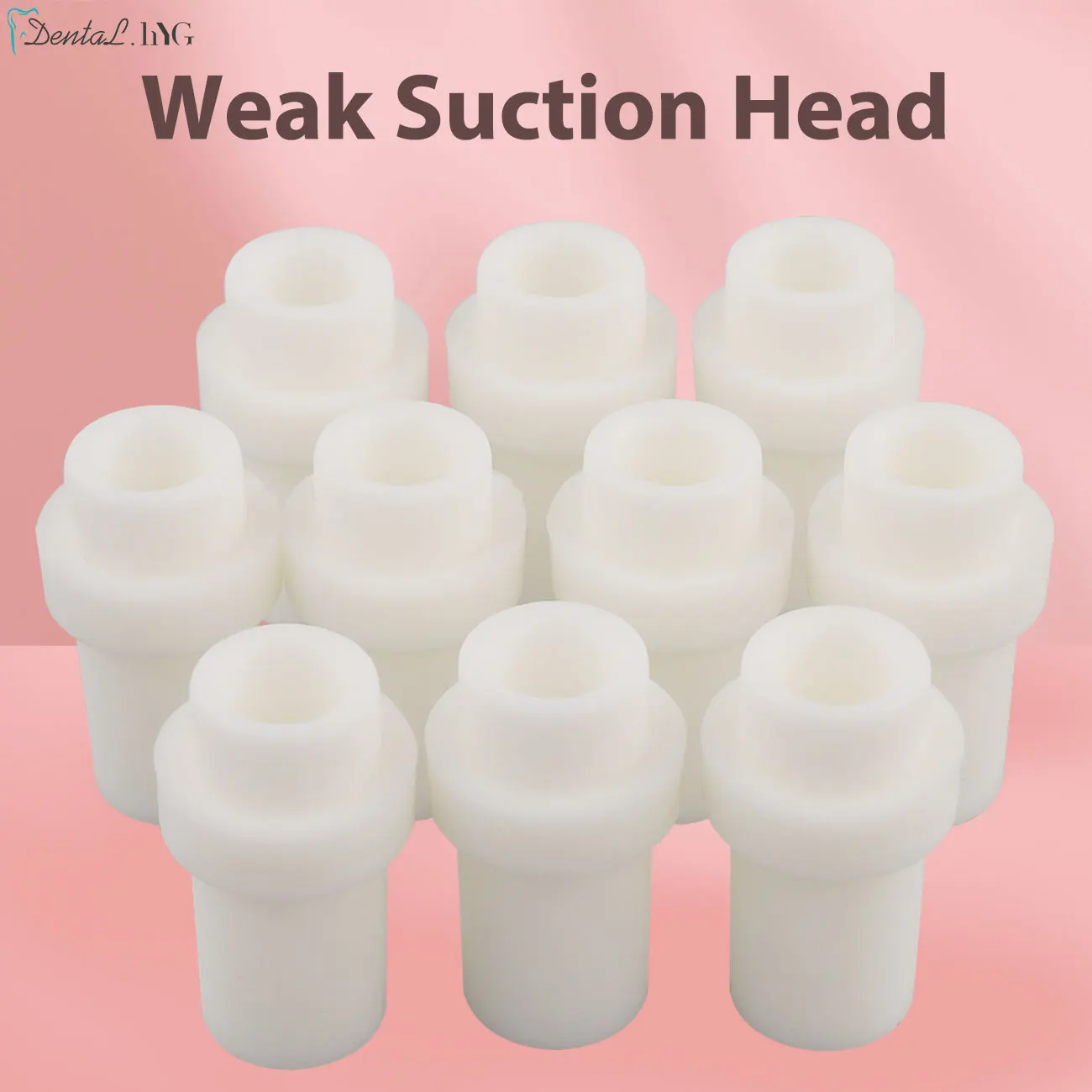 10pcs Plastic Dental Weak Suction Head Suction Adaptor Swivel Convertor Dental Tools  Dentistry Accessories