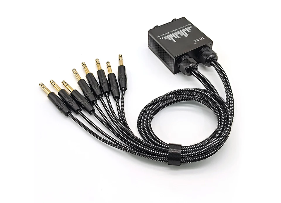RJ45 zu 8-Kanal-XLR-Audio-Extender, abgeschirmter Netzwerk-Signalverstärker für Live-Bühnen-Sound, Beleuchtung und Aufnahmestudio – Detail 5
