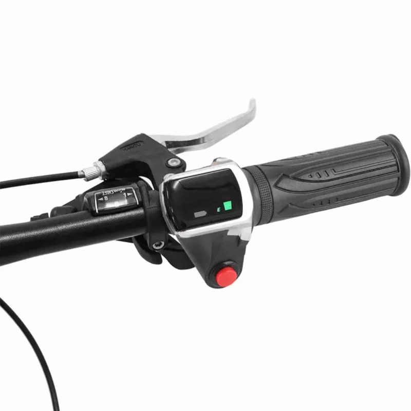 

1 пара водонепроницаемых ручек дроссельной заслонки с ЖК-дисплеем для электромобилей, велосипедов, скутеров (36 В)