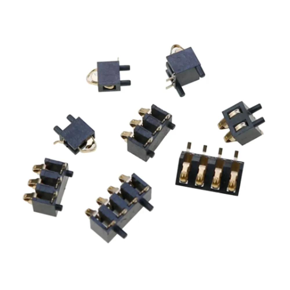 10Pcs 2.5mm Pitch 1Pin 2Pin 3Pin 4Pin Gold-Plated BC-36 Battery Holder Shrapnel Charging Connector Conductive Seat