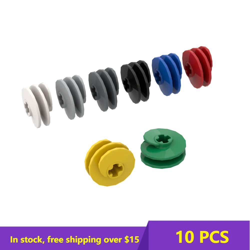 

10PCS MOC Bricks 27938 High High-Tech Gear Worm Screw for Building Blocks Parts Classic Brand Kids DIY High-Tech Toys