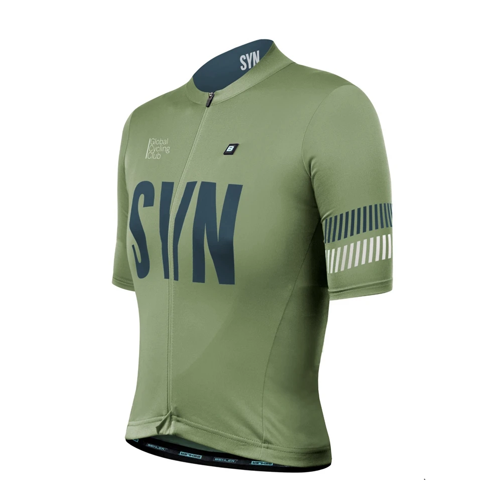 Nato verso il sole-SYN donna Aero Light Green leggero maglia da ciclismo manica corta Top