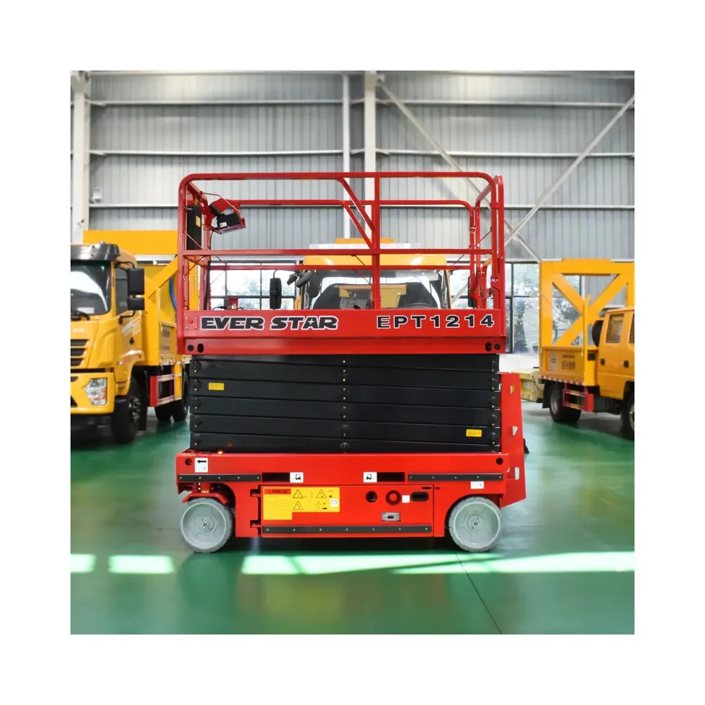 High Quality 14m 230KG Motor Tracked Mobile Aerial Elevating Scissor Lift Work Platform