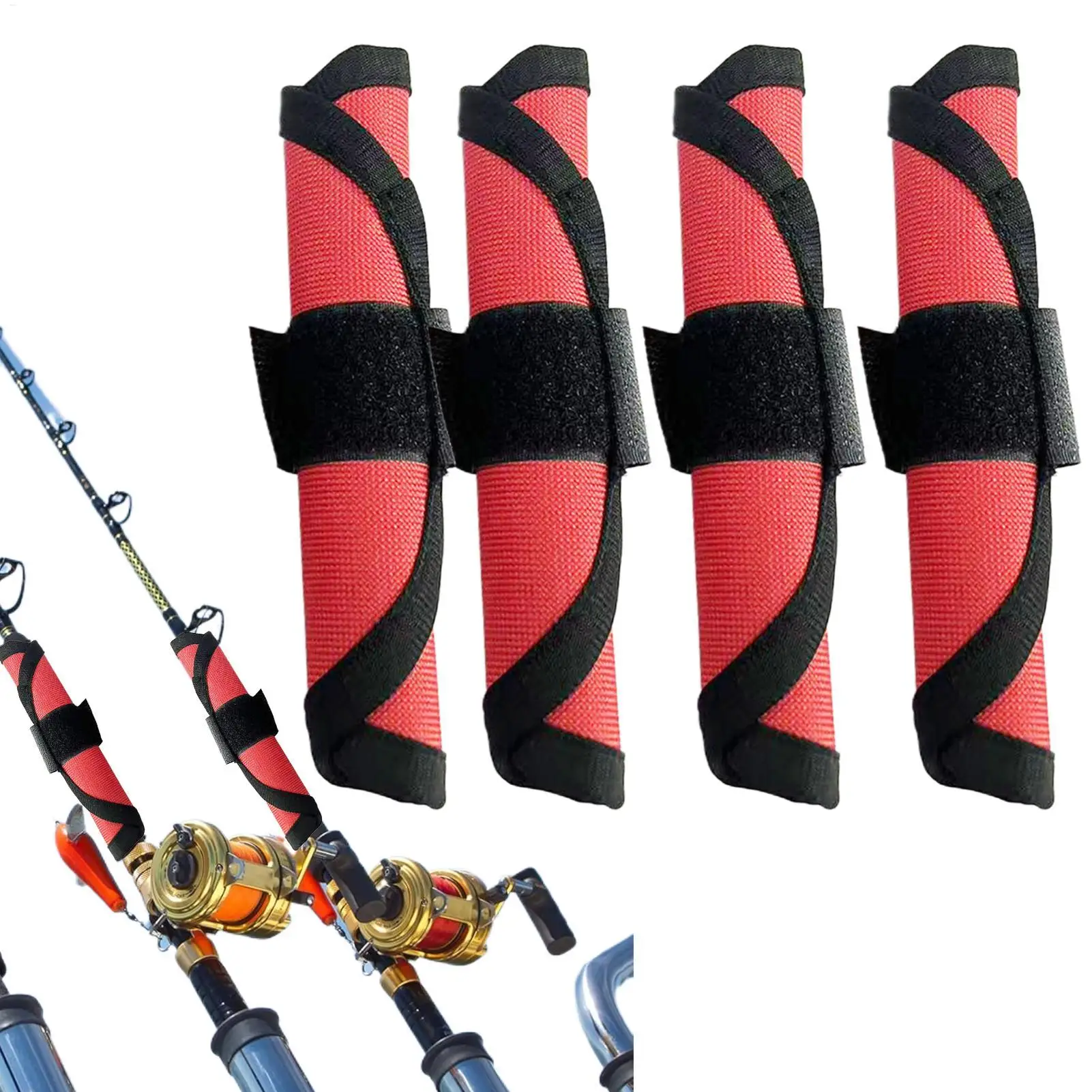 4Pcs Bait Fishing Hook Covers Safe Fish Lure Shield Sturdy Bait Storage Protector Protective Easily See Lures Fishing Hook Cover