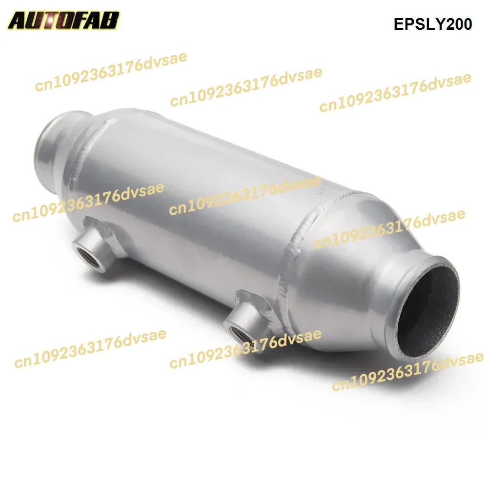 Intercooler liquido-aria di raffreddamento stile barilotto 4" X8" ID/OD 2,5" per motore del compressore per E46 M3 EPSLY200
