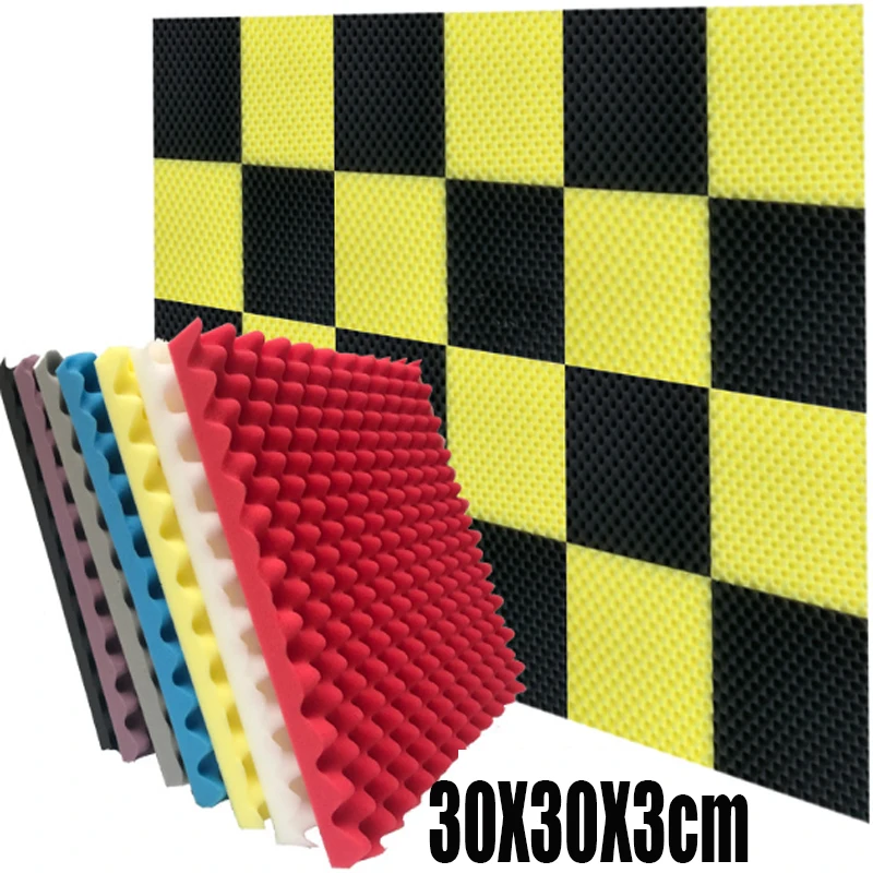 

300X300X30mm Soundproofing Acoustic Foam Treatment Sound-absorbing Cotton Noise Sponge Excellent Sound Insulation Sealing Strips