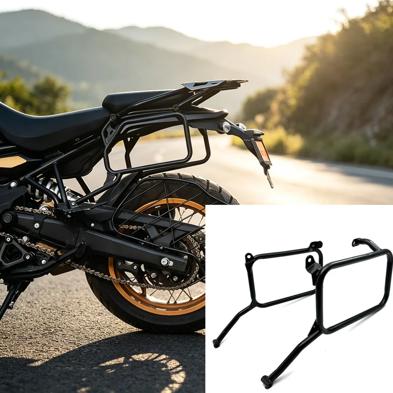 Saddlebag Support Side Luggage Box Holder Saddle Bag Bracket for Himalayan 450 Himalayan 452 2024-2026 Luggage Support Holder