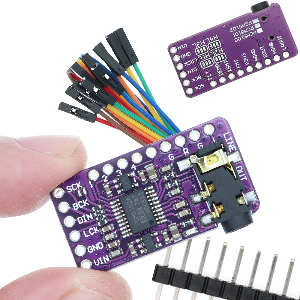 PCM5102A Interface I2S DAC Decoder GY-PCM5102 I2S Player Module For Raspberry Pi PHAT Format Board Digital PCM5102 Audio Board