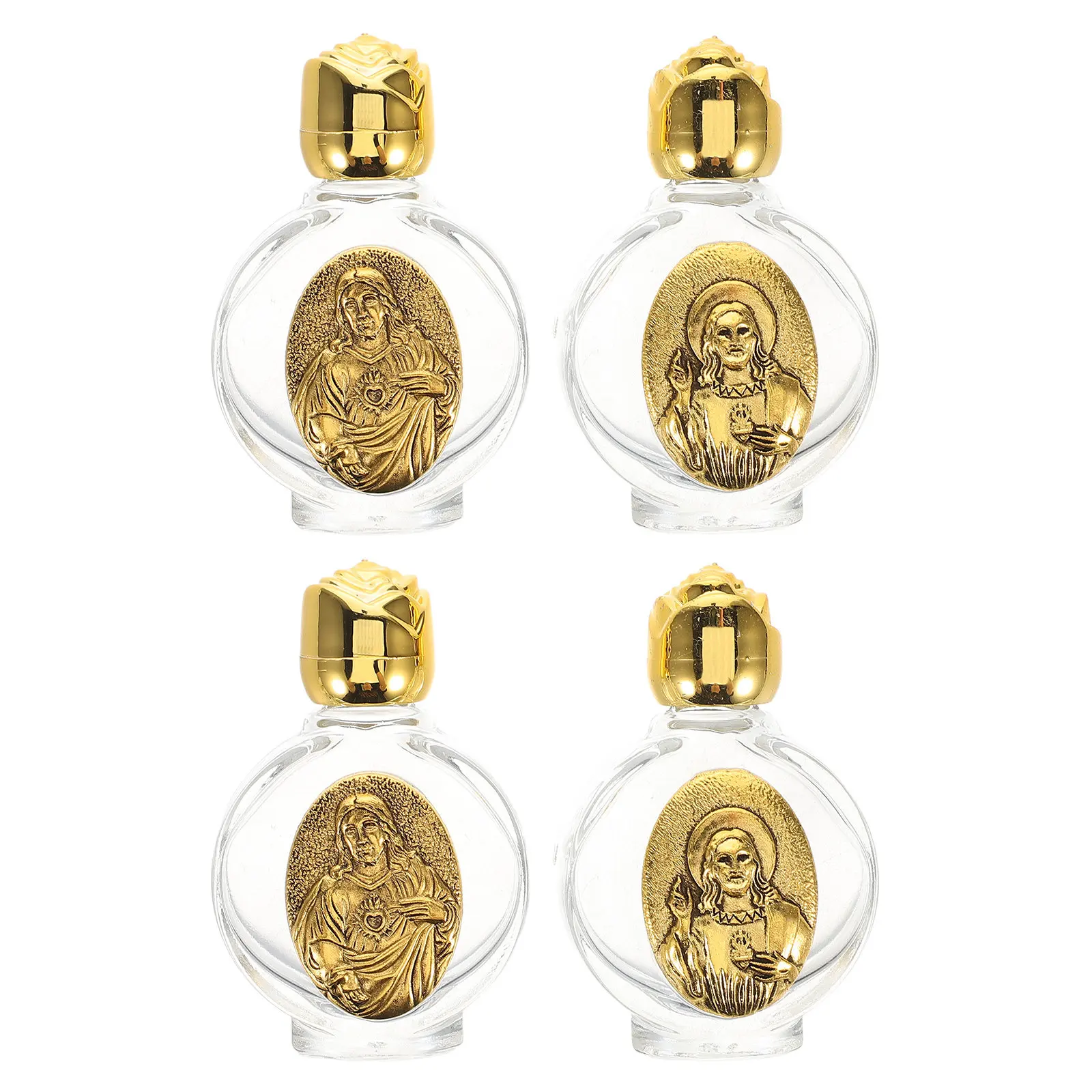 4pcs-holy-water-bottles-elegant-rose-embossed-mini-glass-refillable-portable-containers-for-baptism-travel-perfume-oil