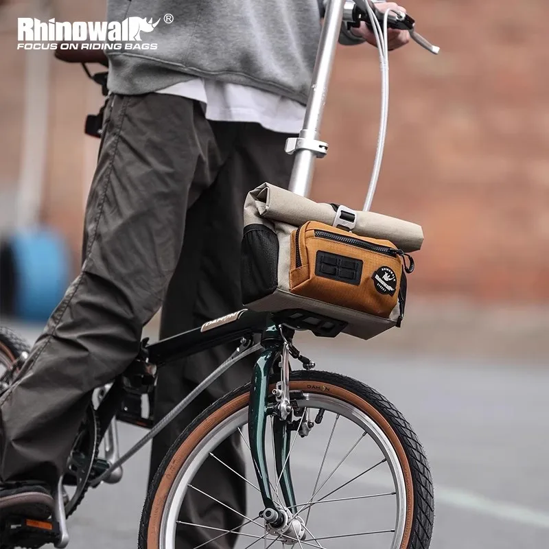 brompton basket bag rain cover Large Front Folding TERM INSULATION¡¿ The inner lining of the insulated lunch bag for bike is made of aluminum film Rain Resistant Front Luggage Cover