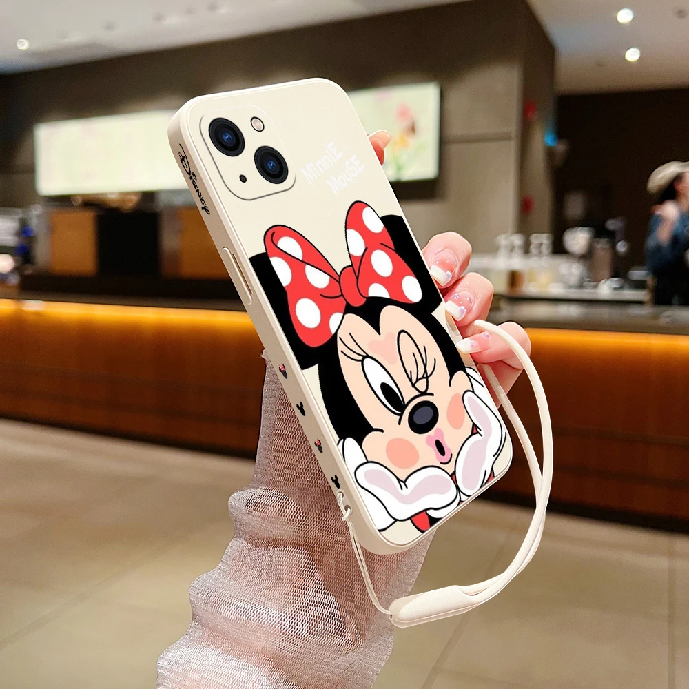 Cartoon Mickey Minnie Mouse Phone Case For VIVO Y20 Y30 Y50 Y11 Y12 Y12S Y15 Y17 Y19 Y21 IQOO11 V23 V23E V21 X90 S1 Pro 5G Cover