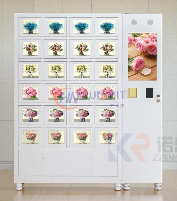 Smart Vend Machine Self Automatic Flower Vending Machine For Sale