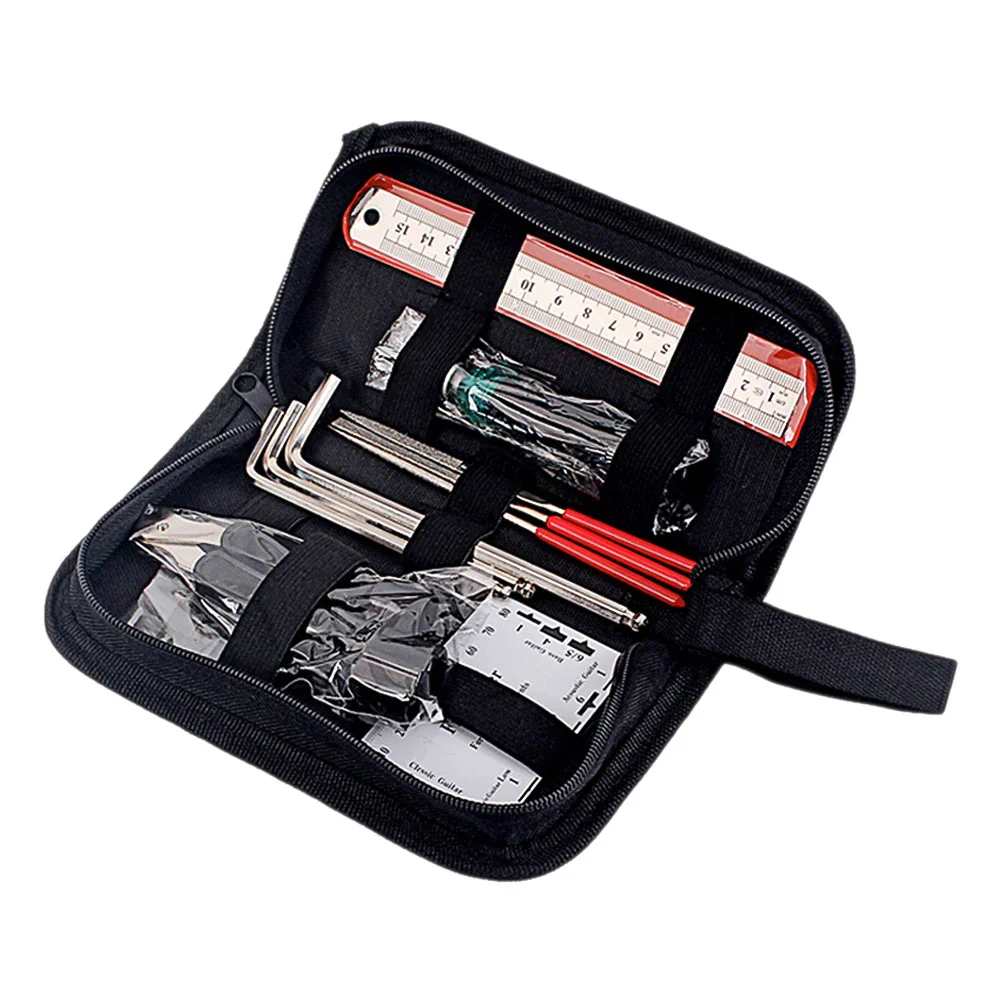 

Guitar Repairing Maintenance Tool Kit with Carry Bag Large Care Set of Tools String Maintenance Tools