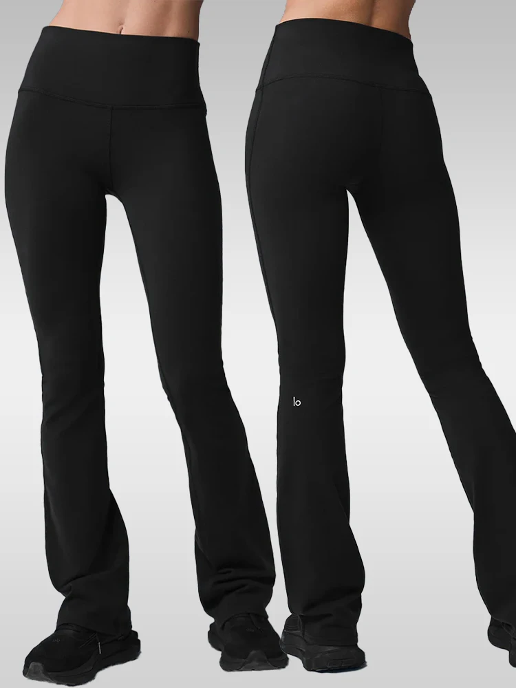 

Women's Bell-bottoms Yoga Fitness Tight Soft Flare Pants Airbrush High Waists 7/8 Boot-cut Gaiters Slowly Run Casual
