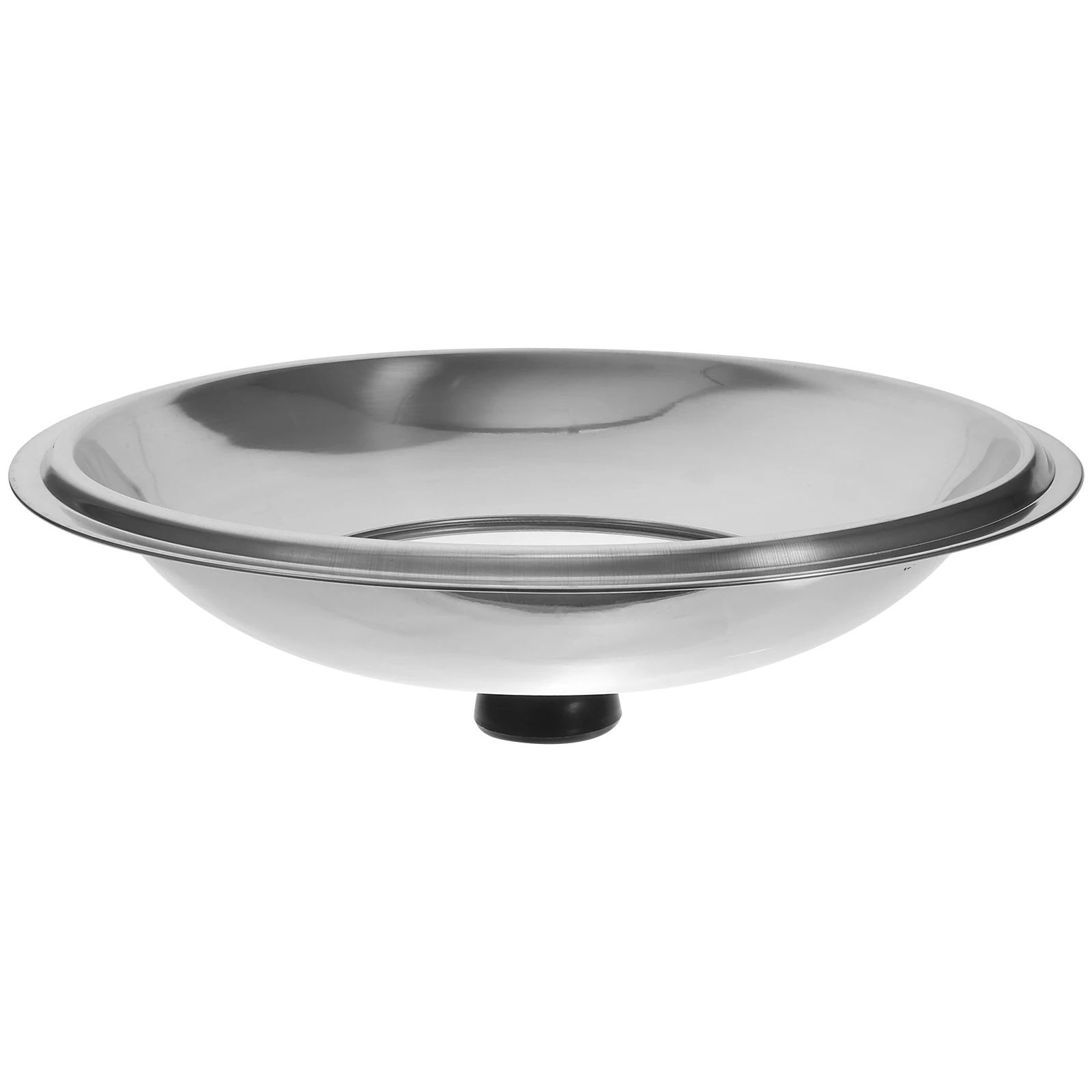 

1pc Stainless Steel Pot Cover Universal Cooking Tool Comfortable Handle Anti Overflow Design Suitable for Pots Woks Frying Pans