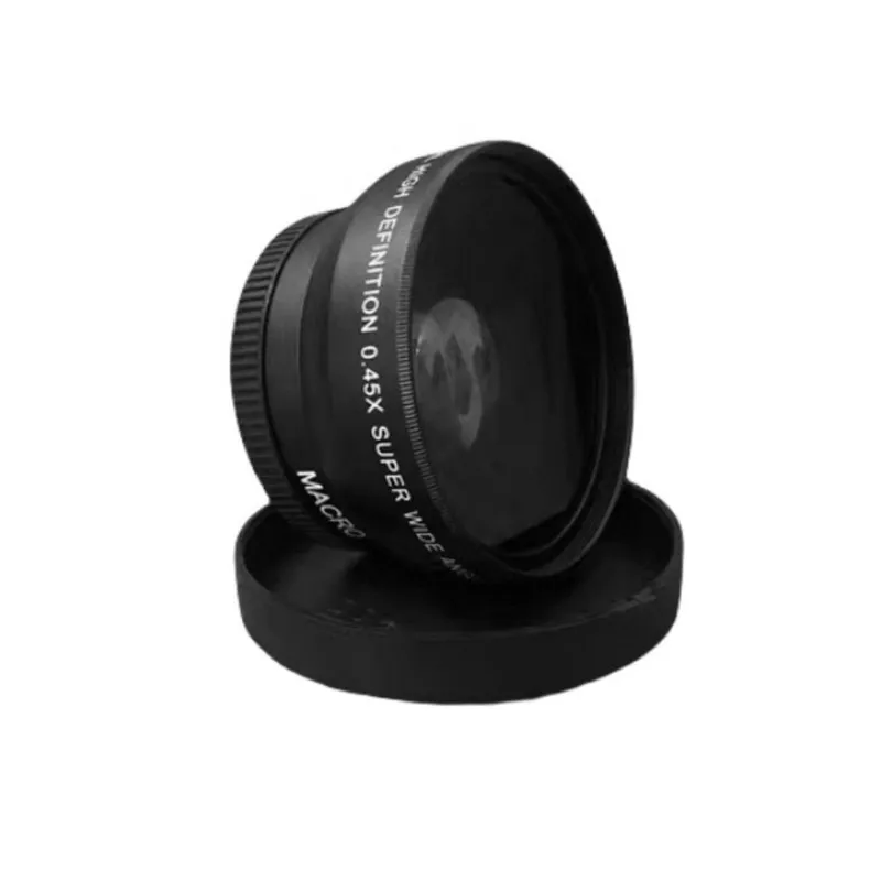 Voltvibe-Dual-Purpose 0.45X 58MM Wide Angle Macro Lens For DSLR-Camera-Compact Design No Distortion