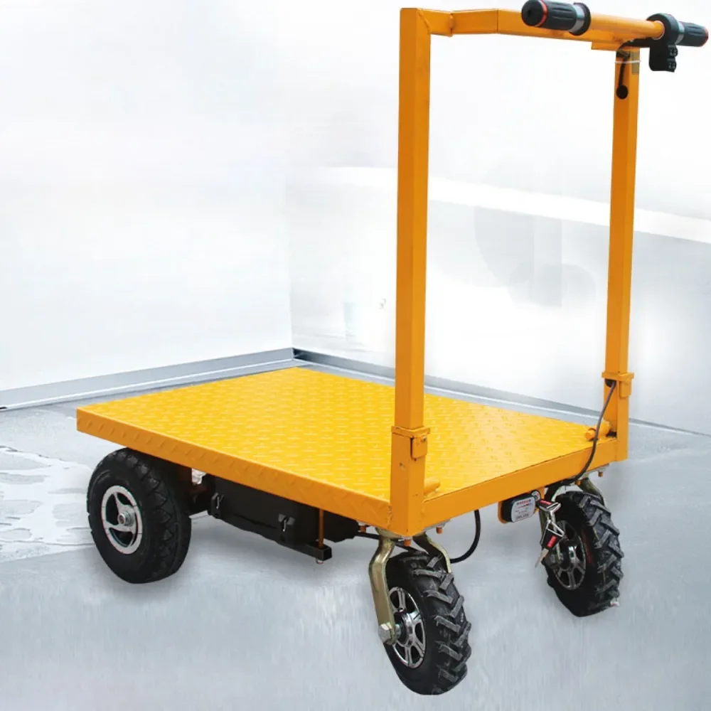 Folding Electric Flatbed Small Cargo Portable Trolley