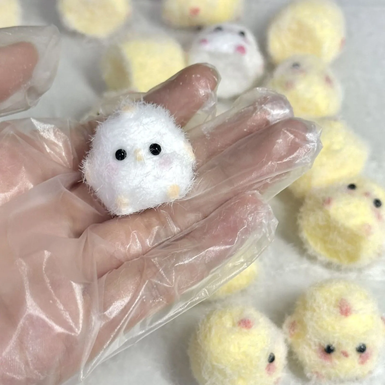 Cute Handmade Squishy Toys Silicone Mini Chick Sticky Healing And Relieving Stress Simulated Animals Chick Gift For Kids