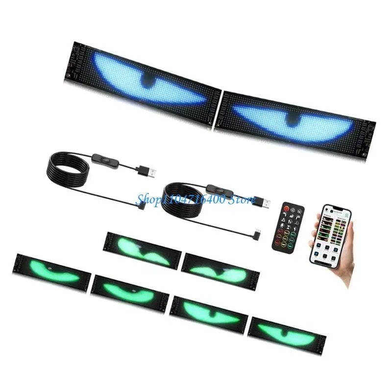 y1gd Energy Efficient USB Car Advertising Panel Flexible LED Display Screen Universal Compatibility For Automotive Marketing