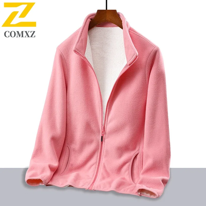 سترة جديدة للخريف للرجال من COMXZ، سترة واقية مريحة للأعمال، لون نقي، خفيفة الوزن، ملابس يومية #1