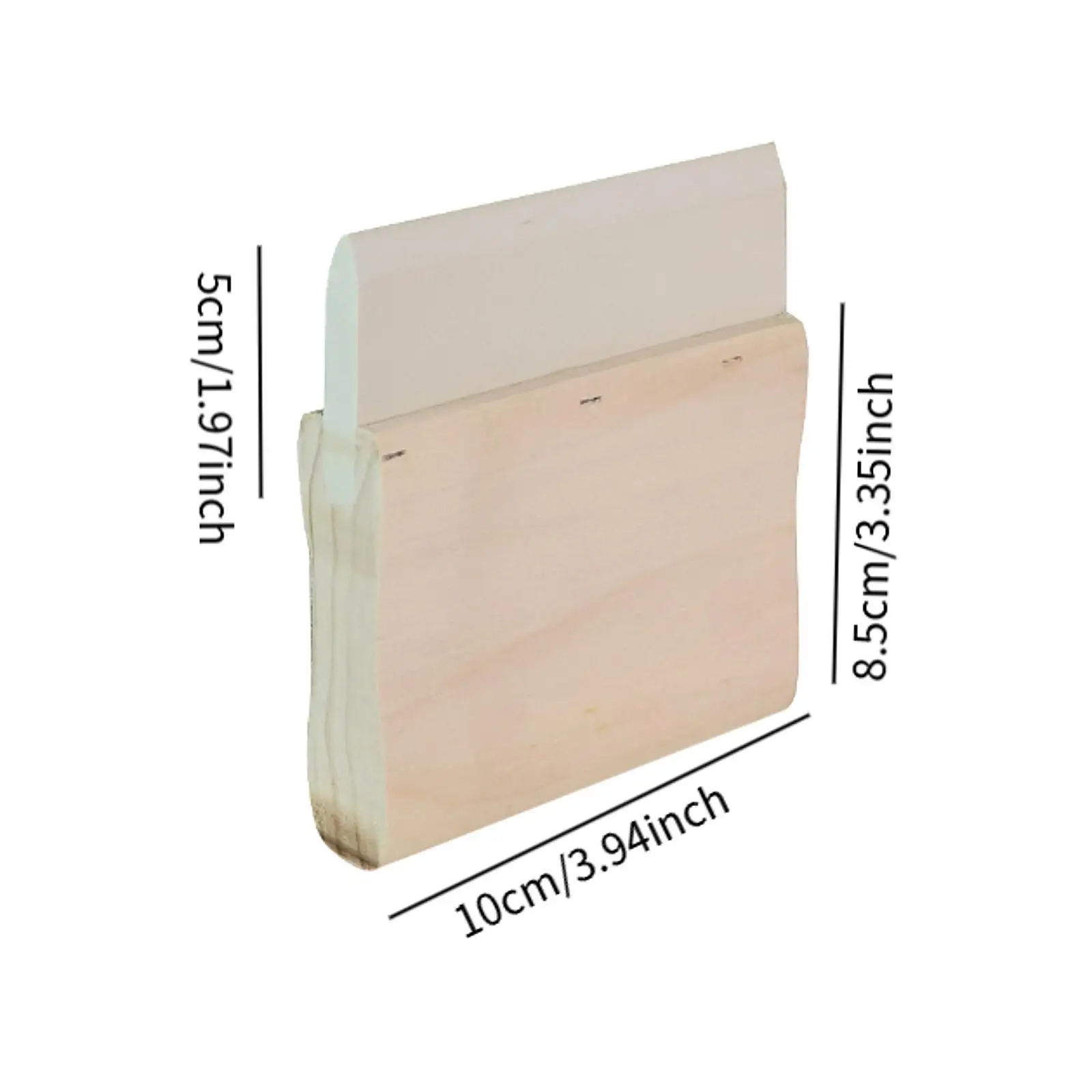 Wooden Handle Ink Blades Screen Printing Squeegee Easy to Use Stable Versatile Practical Screen Printing Tool Rubber Blade