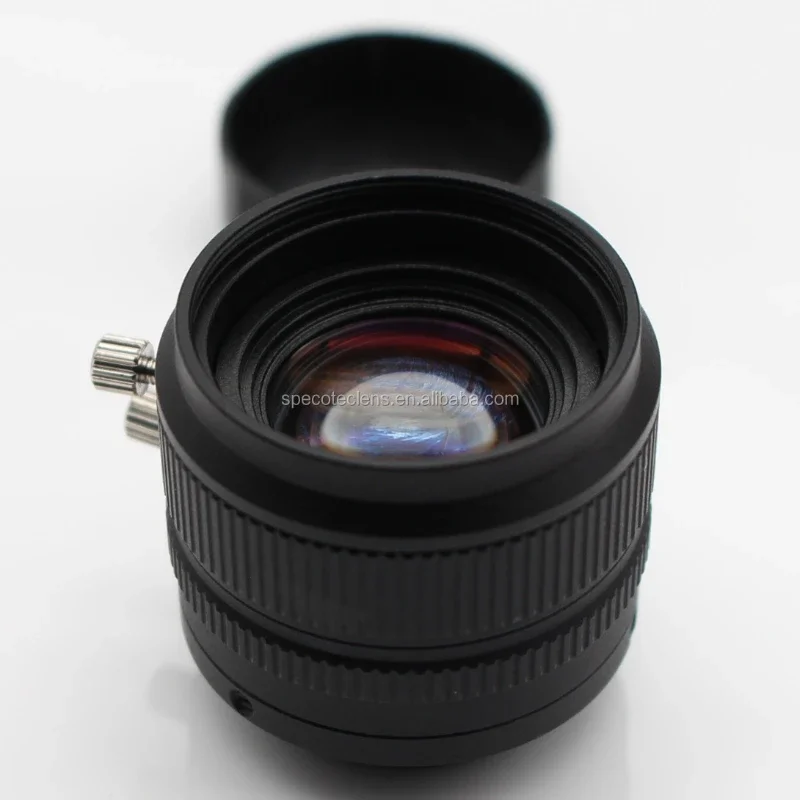 25mm F12.283 low distortion 1''  2/3''  1/2''  1/3'' Fixed Focus C Mount Optical Machine Vision Lens 8 mpixels