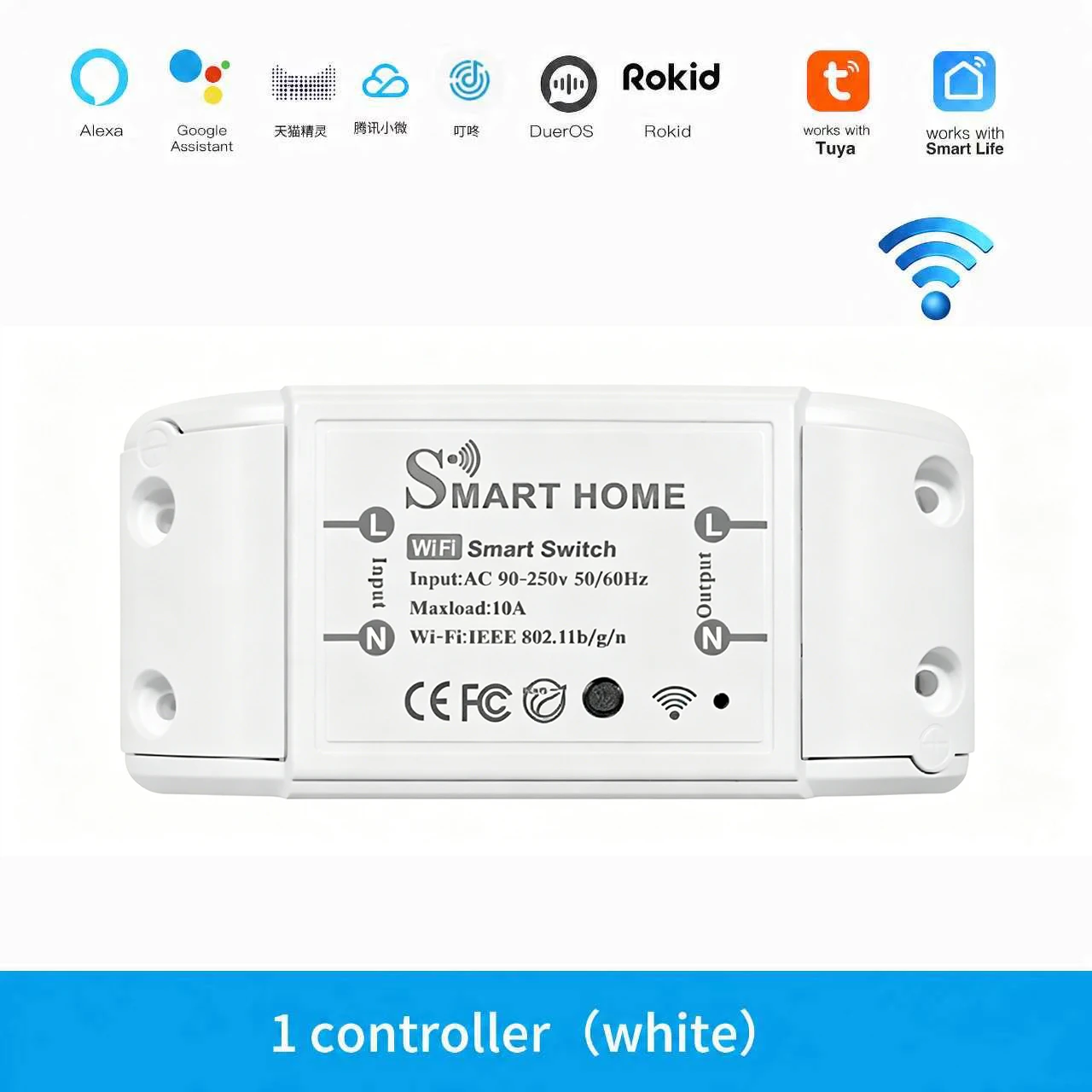 WIFI Switch Smart Home Automation Relay Module Work With Tuya appAlexa Timing Switch Smartlife APP Wireless Remote Control Relay