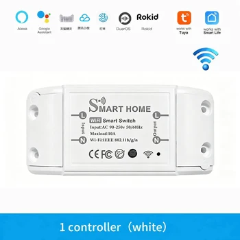WIFI Switch Smart Home Automation Relay Module Work With Tuya appAlexa Timing Switch…