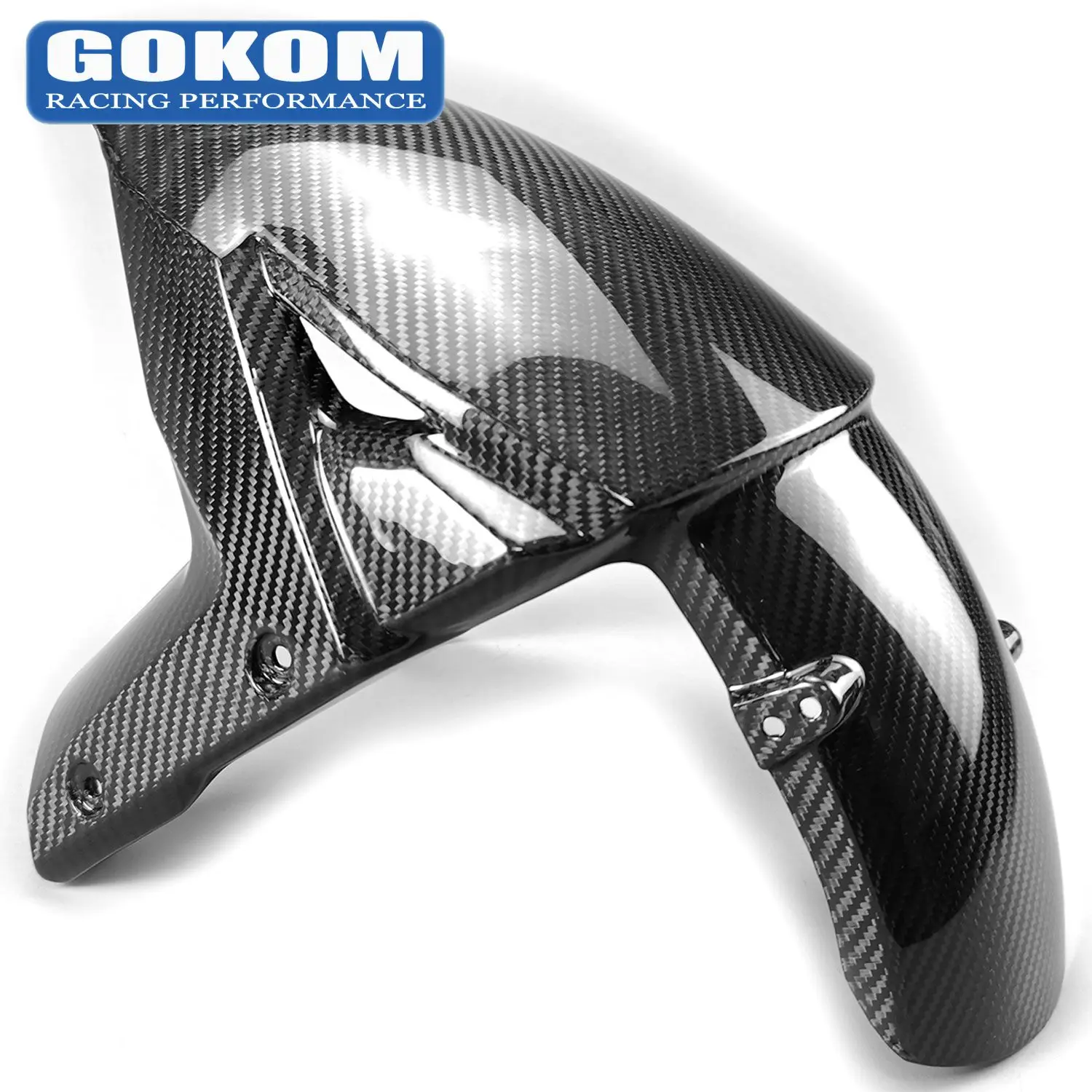 

Gokom Racing Motorcycle Parts Carbon Fiber Front Fender Front Mudguard FOR KAWASAKI ZX10R ZX-10R 2016-2023