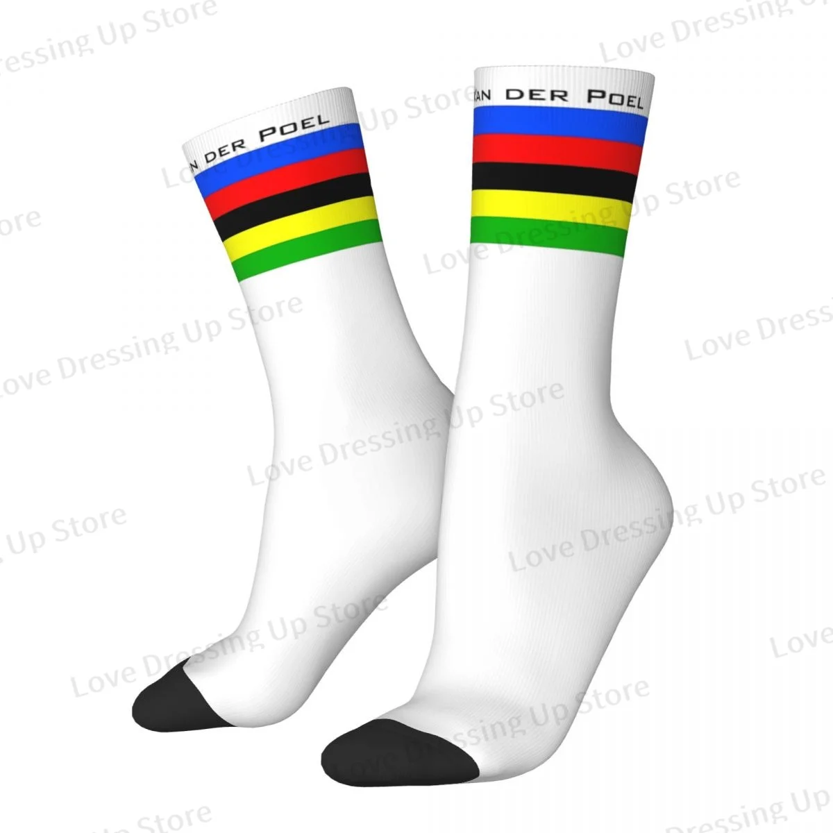 Mathieu Van Der Poel Unisex Winter Socks Warm Happy Socks Street Style Crazy Sock