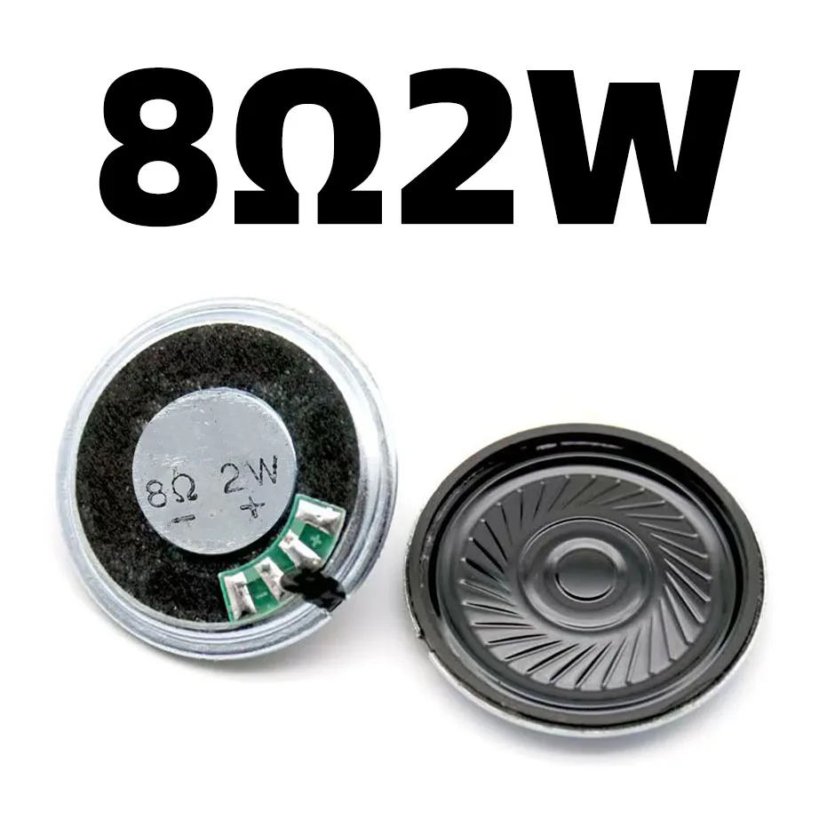 Mini 8 Ohm 8Ω 2W Horn Loudspeaker Diameter 30mm Loud Speaker Replacement Parts Fist Toy Chanting Machine Radio Momitor
