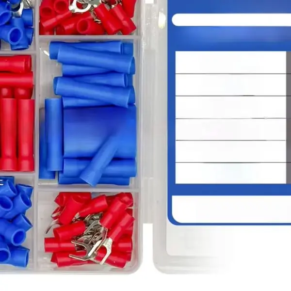 

Terminal Block 1*0.43*0.05cm Fire Resistant Electrical Wiring Terminals Anti Flame Retardant Electrical Wiring Buckle