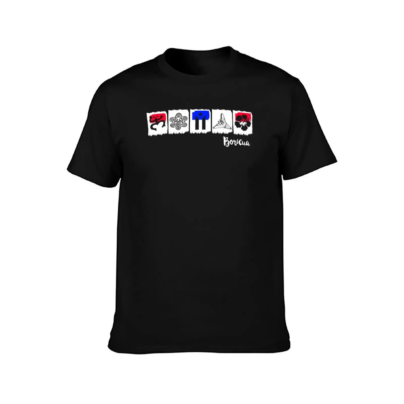 Boricua Symbols Pride Puerto Rico Flag Taino Proud Boricua T-Shirt sweat sublime quick-drying mens t shirt graphic