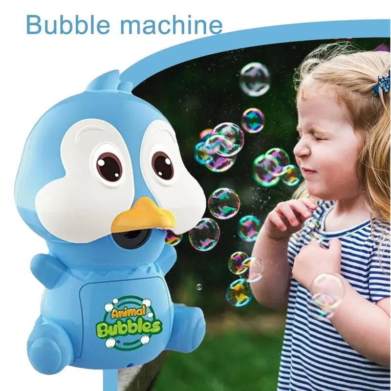 Animal Bubble Machine Cartoon Automatic Bubble Maker Indoor And Outdoor Games For Kids Ages 3 Bubble Toy For Birthday Wedding