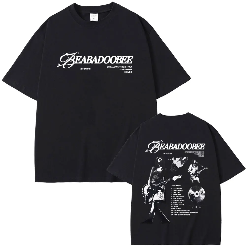 Beabadoobee This Is How Tomorrow Moves Tour T-shirt Men Women Hip Hop Fashion Oversized Streetwear Male Casual Vintage T-shirts