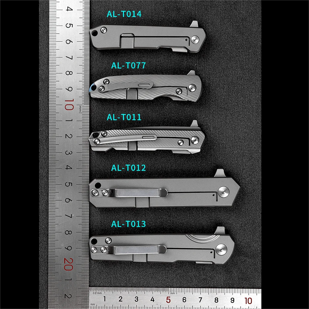 Imagem -06 - Titânio Quick Open Folding Knife Lâmina Destacável Autodefesa Camping Caça Ferramenta de Sobrevivência Edc Pocket Scalpel Estilos