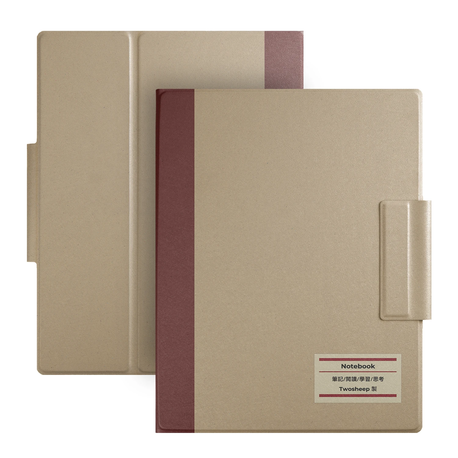 twosheep Klasyczne Etui Magnetyczne z Wkładem na Notatnik Pasujące do Kindle Scribe 11 cali 2025 Scribe Colorsoft z Funkcją Automatycznego Wybudzania, Uchwytem na Pióro i Podstawką — zdjęcie produktu 7